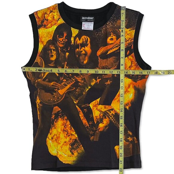 Vintage KISS Y2K Live All-Over Muscle Tee - Picture 7 of 9